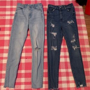 2 pairs size 5 garage jeans